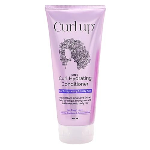 Curl Up Curl Hydrating Conditioner | For Frizzy, Wavy & Curly Hair | Sulphate Paraben & Silicone Free - 200 ML - Image 1