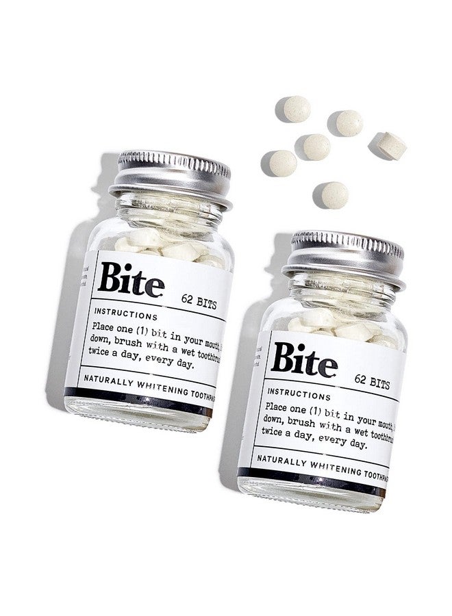 BITE Toothpaste Bits with Nano Hydroxyapatite - Eco and Travel-Friendly Whitening Toothpaste Tablets (Mint) 124.0 Count - Image 1