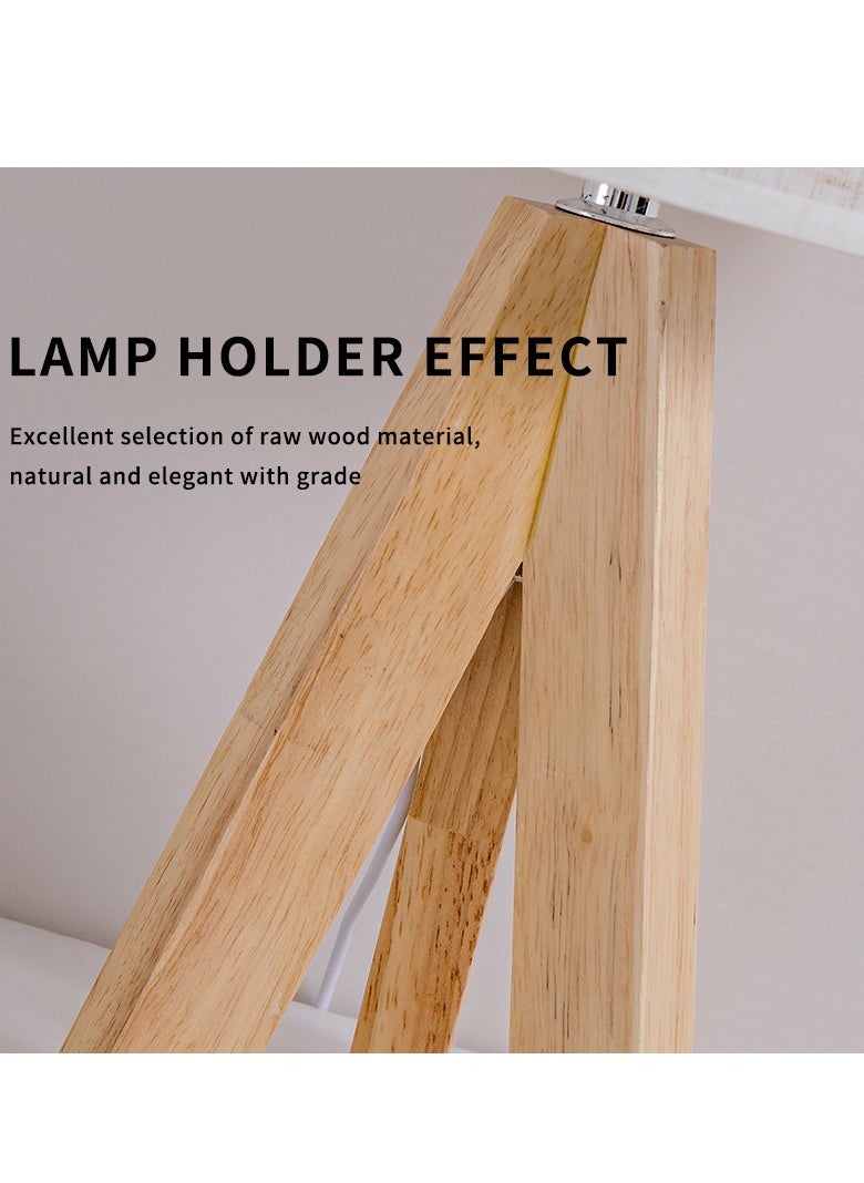 Small Table Lamp, Wooden Tripod Desk Lamp, Eco Friendly Table Beside Lamp, Soft Beam Night Lamp For Bedroom Living Room, (1pc, Cat And Dog Design, USB Infinite Dimming Remote Control Model)