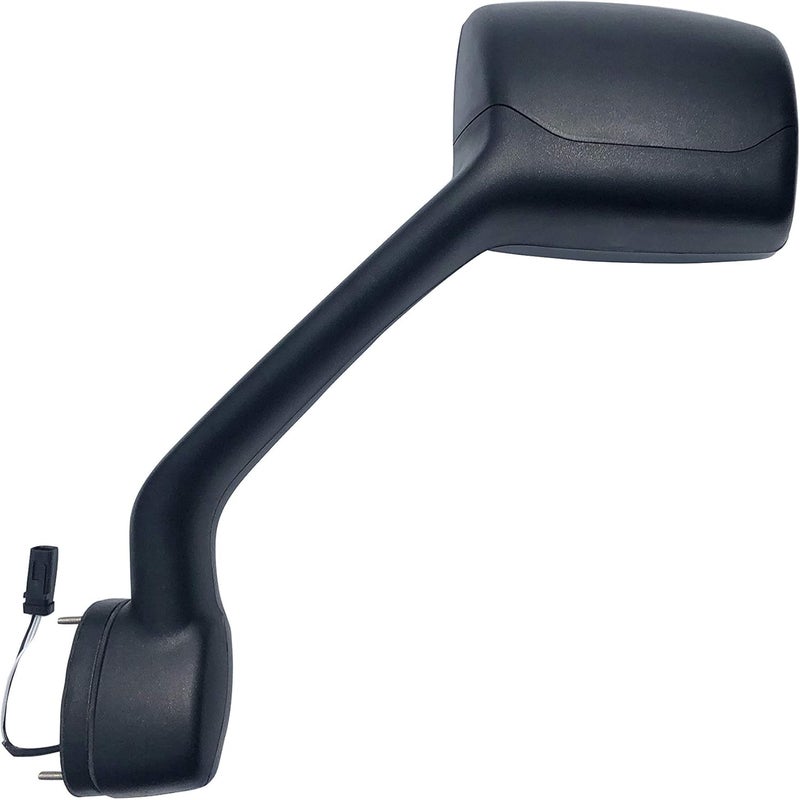 LONGLING Replacement Black Hood Mirror Driver Left Side for Kenworth T680 and Peterbilt 579 587 - Image 1