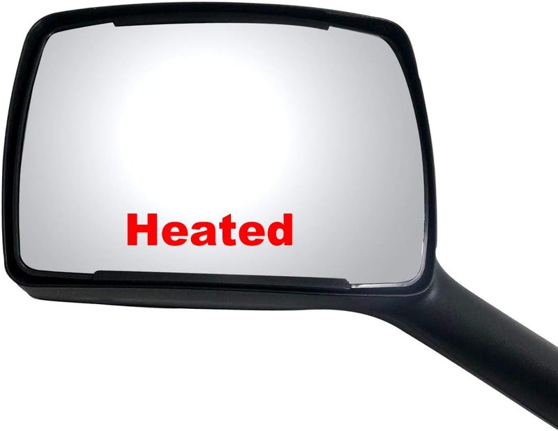 LONGLING Replacement Black Hood Mirror Driver Left Side for Kenworth T680 and Peterbilt 579 587 - Image 4