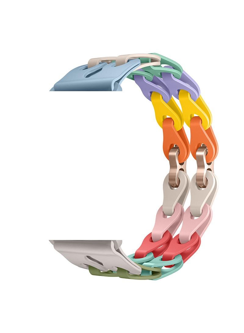 Y&D For Apple 42/44/45/49mm Fashion Hollow Silicone Bracelet Strap - Image 1