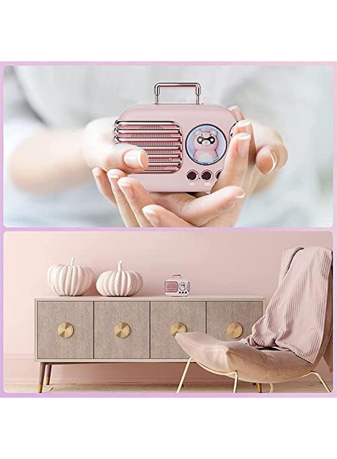 KASTWAVE Bluetooth Speaker Cute Portable Bluetooth Speaker Wireless Retro Speaker With Built In Mic Cute Decor Tf Vintage Mini Speaker For Kitchen Desk Bedrooms Accessories Party Outdoors For Android Ios - Image 2