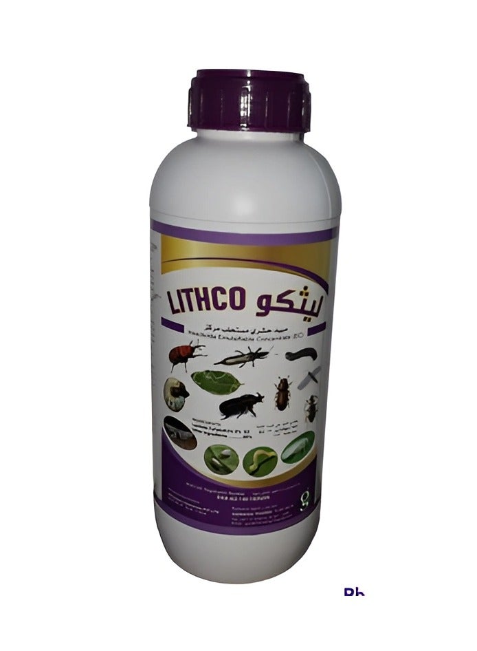 مبيد حشري ليثكو EC 1000 مل هو حل متعدد الاستخدامات وفعال مصمم للتحكم في مجموعة واسعة من آفات الحشرات على النباتات الداخلية والخارجية. - Image 1