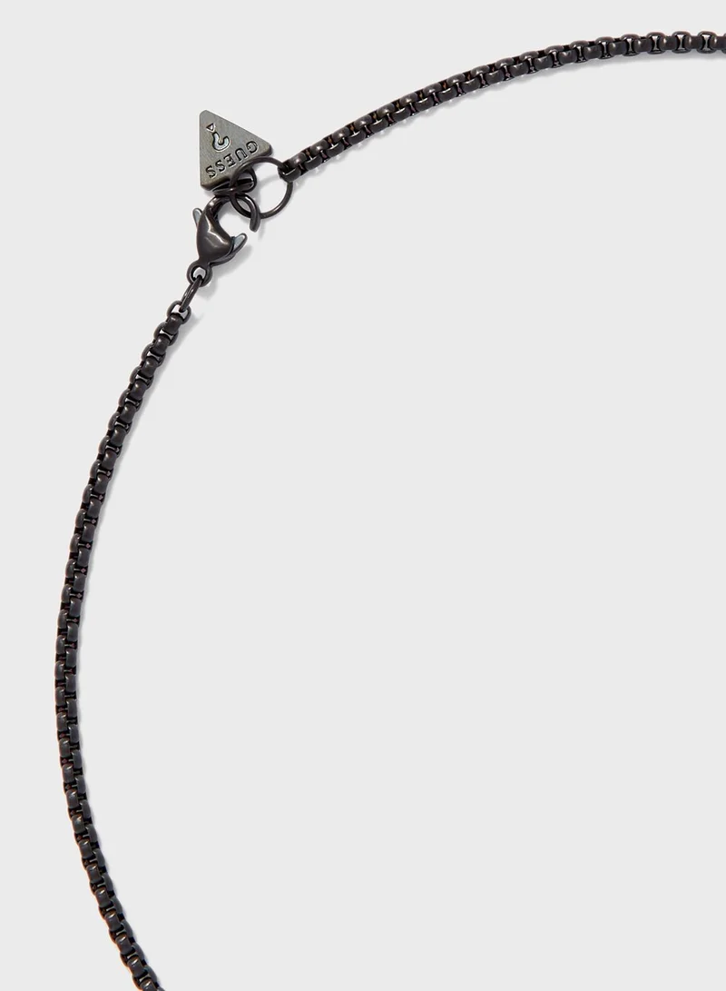 GUESS Anchor Charm Necklace