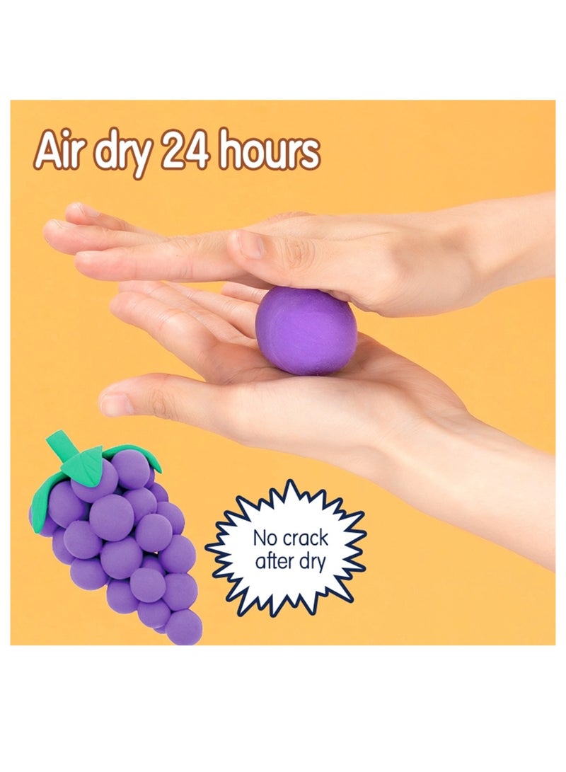 Deli 12-Piece Soft Clay For Art And Crafts Multicolour - Image 2