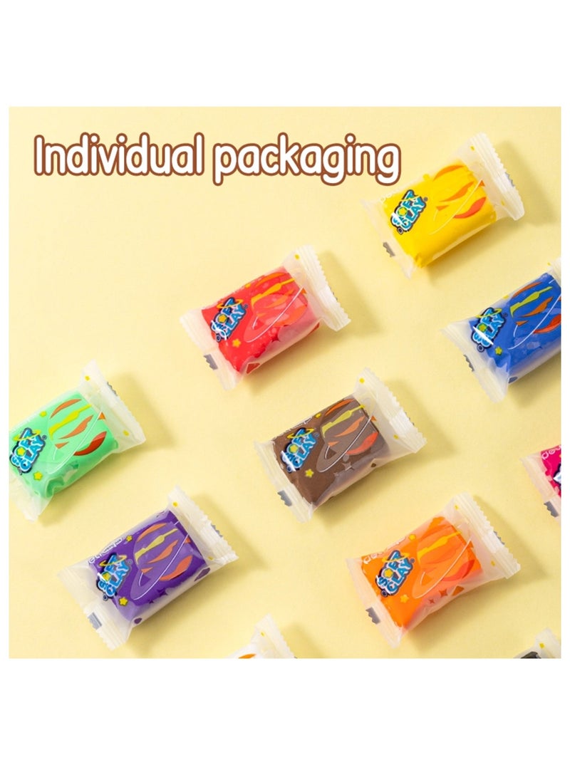 Deli 12-Piece Soft Clay For Art And Crafts Multicolour - Image 5