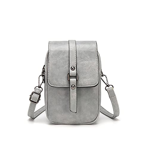 My Friday myfriday Vintage Crossbody Phone Bag for Women, Small PU Leather Shoulder Purse and Handbag with Tassel&Rivet Decoration - Image 1