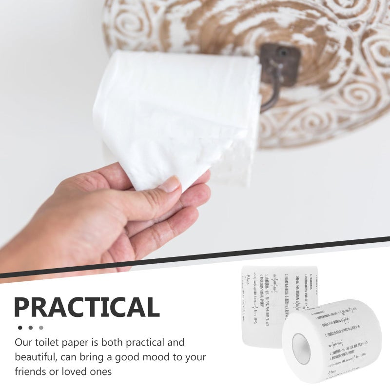Mathematical Formula Printed Toilet Paper 2 Rolls For Bathroom Decor And Fun - Image 4