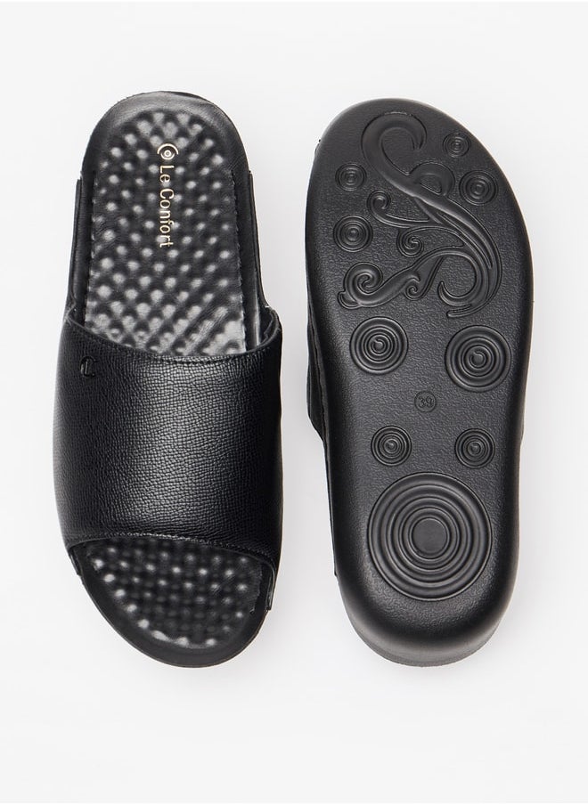 Le Confort Women's Textured Stitch Detail Slip-On Sandals  - Image 4