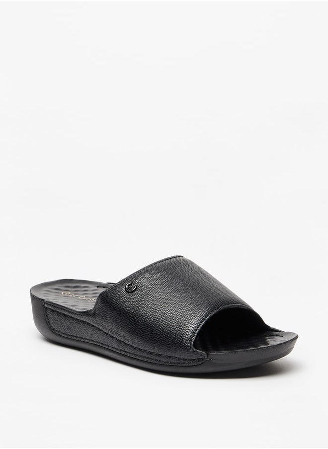 Le Confort Women's Textured Stitch Detail Slip-On Sandals  - Image 1