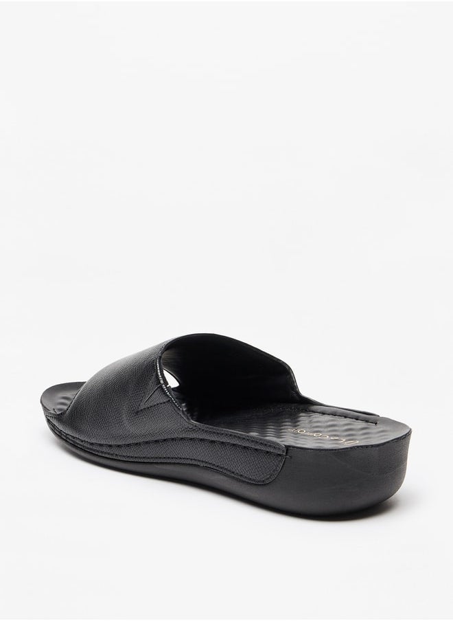 Le Confort Women's Textured Stitch Detail Slip-On Sandals  - Image 2