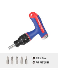 WORKPRO WP221072 7-In-1 Professional Cr-V T-Handle Ratchet Magnetic Screwdriver Set  - Image 3