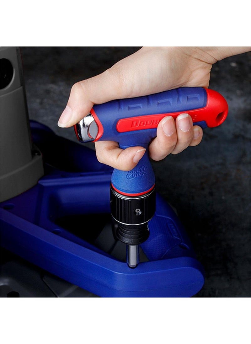 WORKPRO - WP221072 7-In-1 Professional Cr-V T-Handle Ratchet Magnetic Screwdriver Set - Image 1