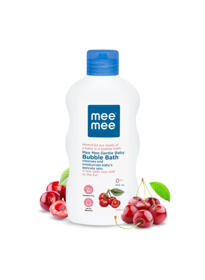 Mee Mee Body Wash 400 ml (Pack of 1) | Cherry & Fruit Extracts | Tear-Free Formula | Moisturizes and Soothes Skin | Natural Head-to-Toe Mild Bubble Bath, Dermatologically Tested - Image 1
