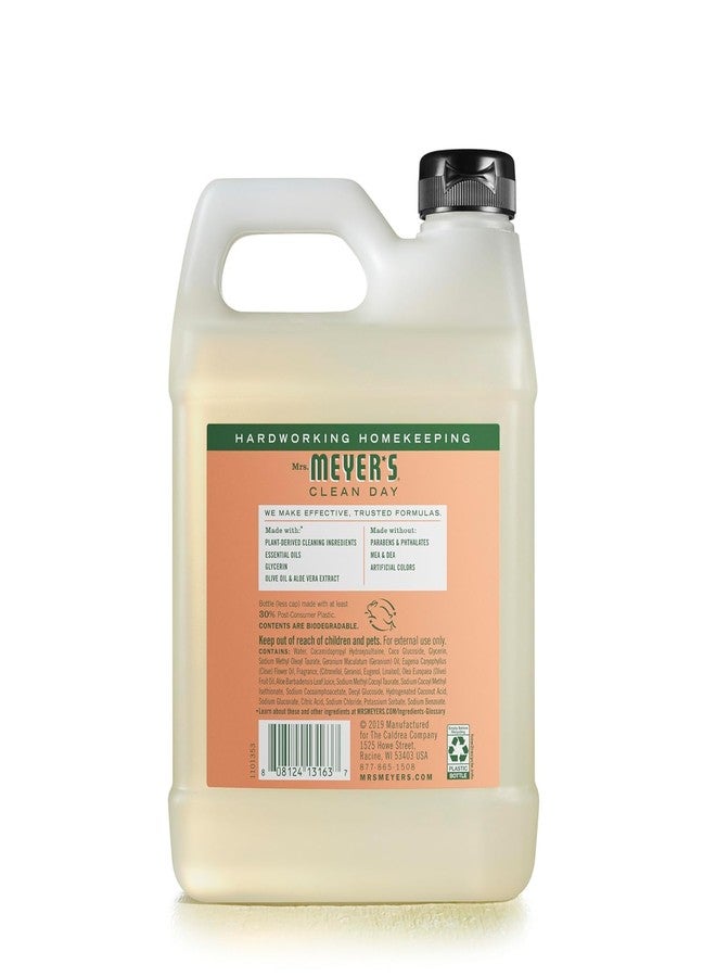 Mrs. Meyer's Liquid Hand Soap Refill Pouch with Geranium, 33 Fl Oz (Pack of 2) - Image 3