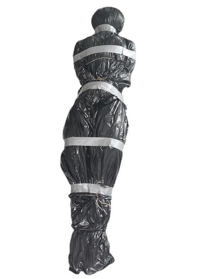 VUCATIN 59.05" Hanging Corpse Dead Victim Props Practical Jokes Decorations Haunted Creepy House Gag Toys Decor Scary Decorations Outdoor Prop Creepy Haunted House Decor - Image 4