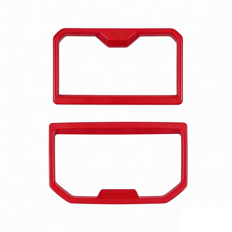 BORUIEN Window Lift Panel Cover for Toyota Tacoma 2024 2025 2026 Interior Accessories (NOT Fit 4-Runner) Center Console ABS Door Handle Switch Decor Trim Dark Red - Image 2