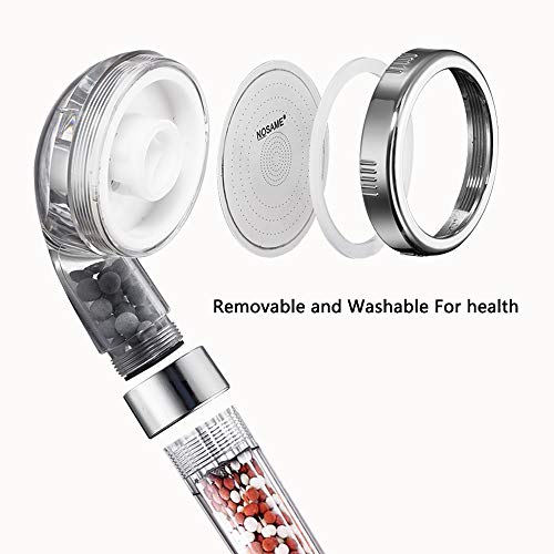 Nosame® Shower Head with Hose, Filter Filtration High Pressure Water Saving 3 Mode Function Spray Handheld Showerheads for Dry Skin & Hair - Image 5