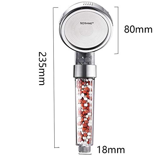 Nosame® Shower Head with Hose, Filter Filtration High Pressure Water Saving 3 Mode Function Spray Handheld Showerheads for Dry Skin & Hair - Image 4