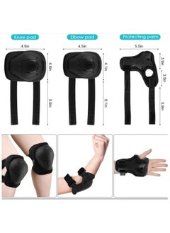 COYO Kids Bike Helmet Set Skateboard Knee Pads - Kids Helmet Elbow Pads Wrist Guards Adjustable Protective Gear Set for Sport Cycling Bike Roller Skating Scooter Rollerblade  - Image 2
