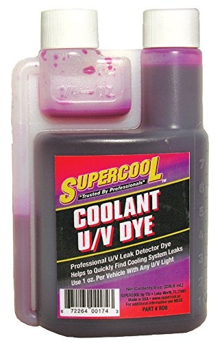TSI Supercool RD8 Radiator Coolant Water Based U/V Leak Detection Dye (Self Measure Bottle), Purple, 8-Ounce Bottle - Image 3