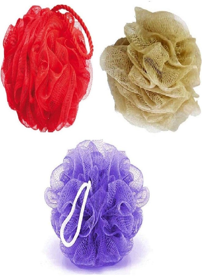 Vararo Set of 3 Bath Loofah Multicolor - Image 1
