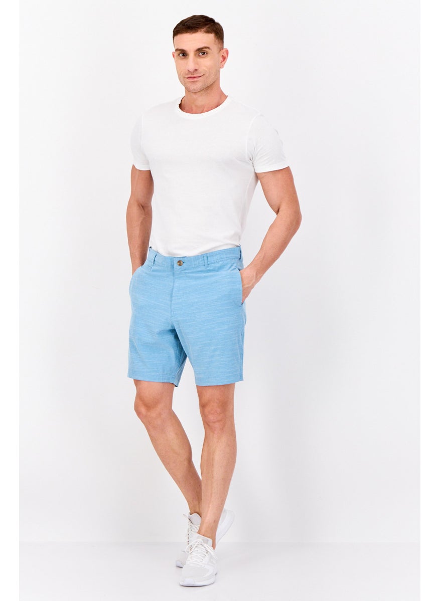 Tailorbyrd Men Performance Fit Outdoor Short, Pale Blue  - Image 3