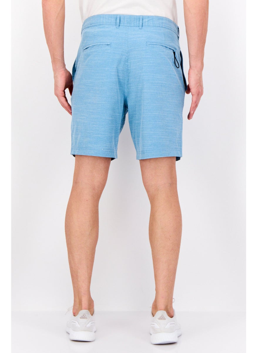 Tailorbyrd Men Performance Fit Outdoor Short, Pale Blue  - Image 2