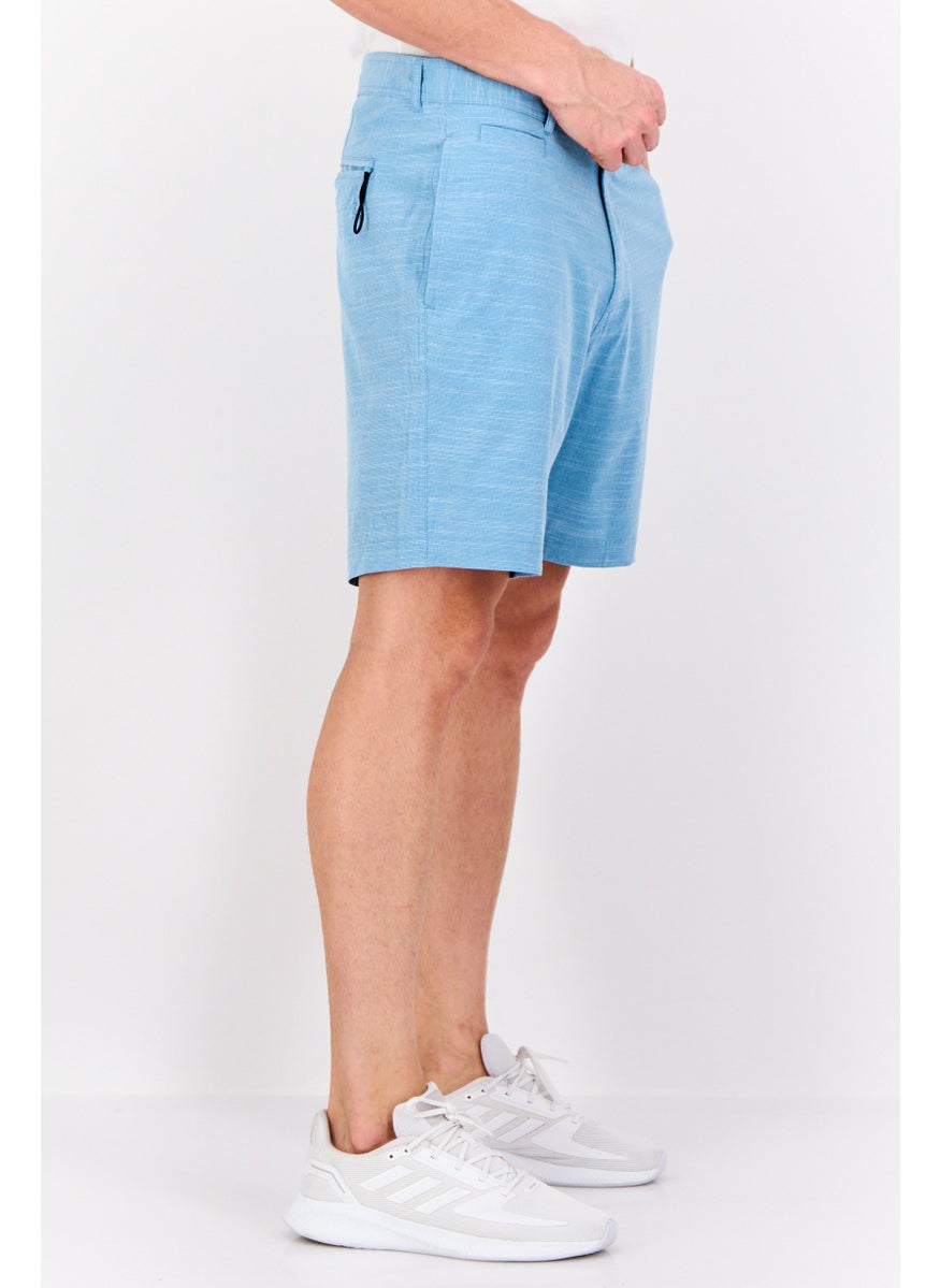 Tailorbyrd Men Performance Fit Outdoor Short, Pale Blue  - Image 4
