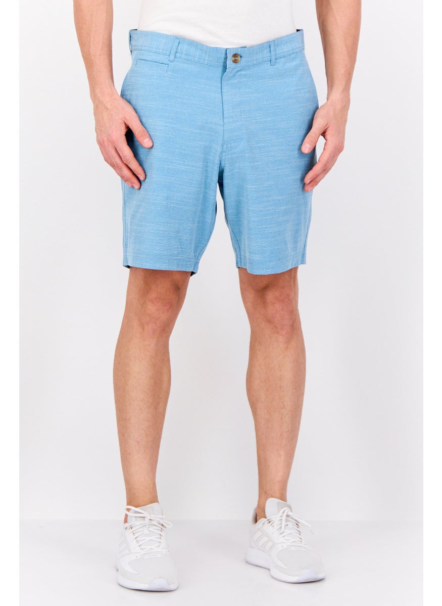 Tailorbyrd Men Performance Fit Outdoor Short, Pale Blue  - Image 1