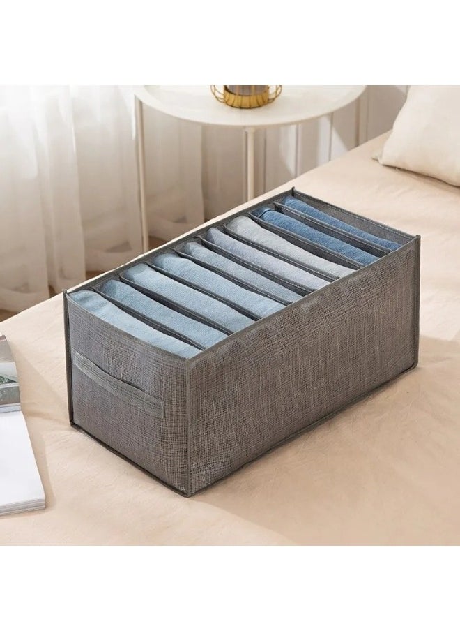 Generic Divided Clothes Drawer Organizer 9 separate pockets keep each piece of clothing isolated from the other  - Image 4