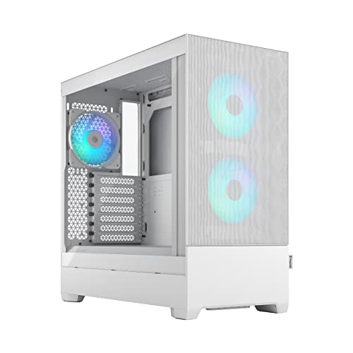 Fractal Design Pop Air RGB White Tempered Glass Clear Tint - Image 1