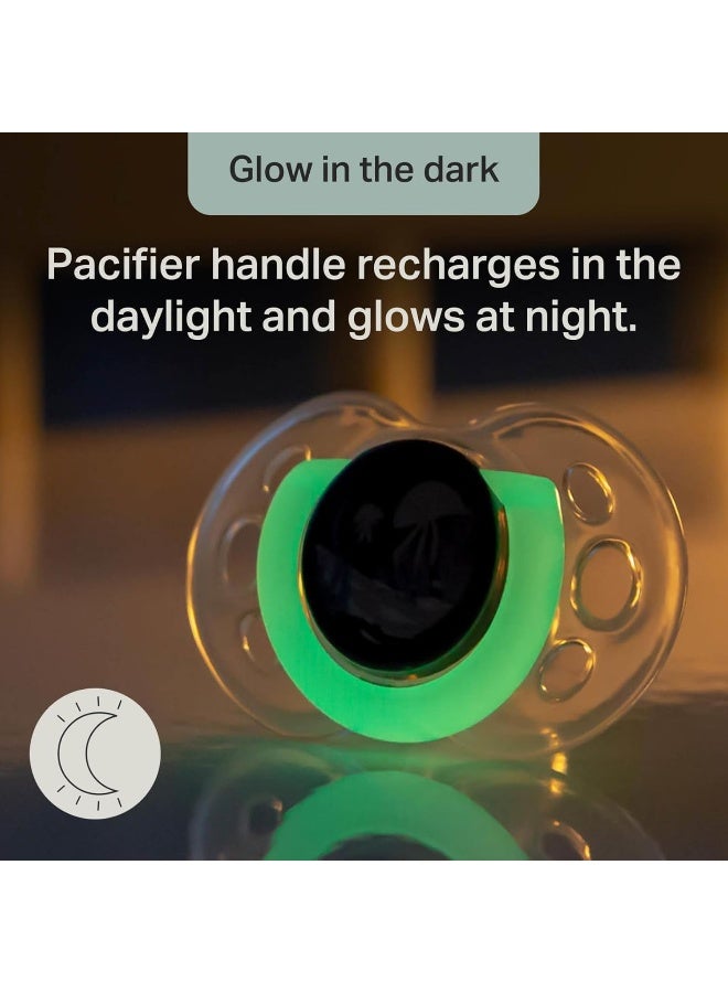 Tommee Tippee Night Time Glow in The Dark Pacifiers, Symmetrical Design, BPA-Free Silicone (18-36 Months, 6 Count), multicoloured - Image 4