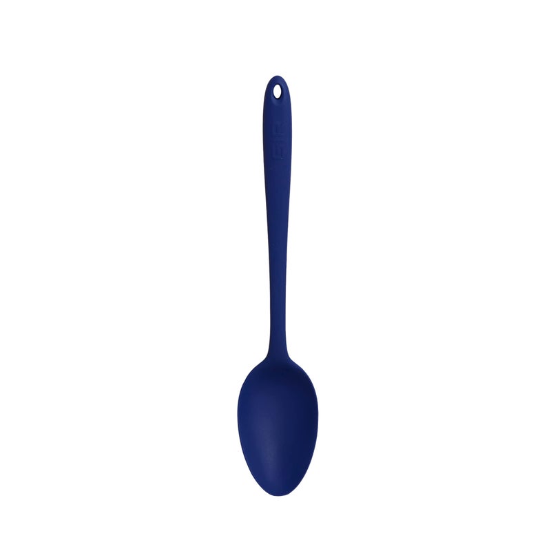 GIR: Get It Right Silicone Spoon - Non-Stick Heat Resistant Silicone Kitchen Spoon for Mixing, Serving, Cooking, and More - 13 Inch, Navy - Image 1