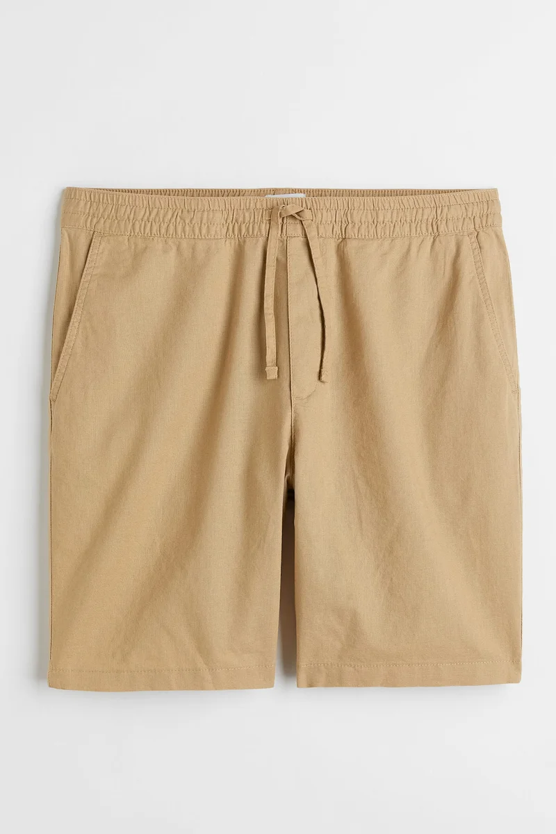 اتش اند ام شورتات كتان مريحة