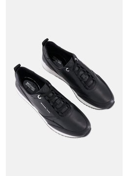 Michael Kors Women Medium Allie Stride Trainer Lace Up Shoes, Black  - Image 4