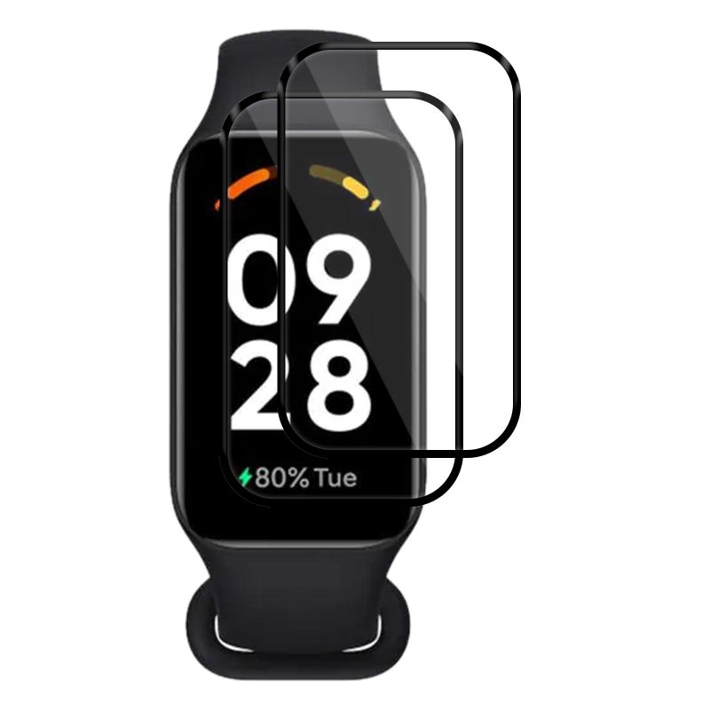 إيروريكس لساعة شاومي ريدمي باند 2، قطعتان من واقي الشاشة الناعم ثلاثي الأبعاد من مادة مركبة - Image 1