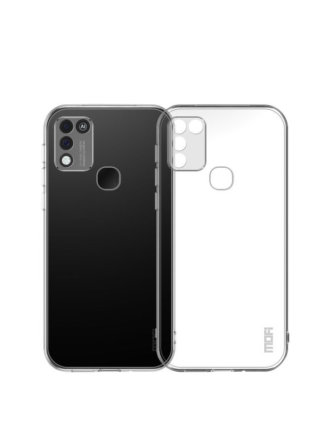 MOFI Case Cover For For Infinix Hot 10 Play MOFI Ming Series Ultra-thin TPU Phone Case(Transparent)