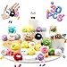 OMyFav 30PCS Party Favors Kids Keychains Fun Keychain Cute Birthday Goodie Bags Stuffers for Kids Fuzzy Plush Keychain Bulk Monster Keychains Classroom Prizes Elementary Key Chains Bulk Treasure Box Toys - Image 3