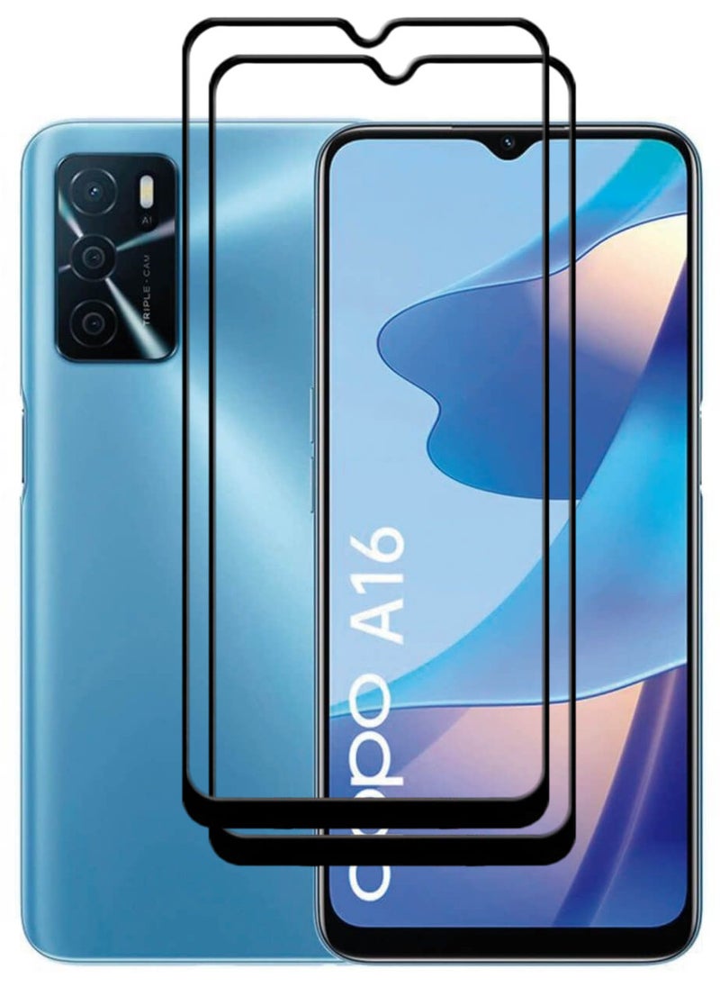 ACLIX 3 Pieces Antistatic ESD Dustproof Premium Quality High Definition Tempered Glass Screen Protector Designed For Oppo A16 - Image 1