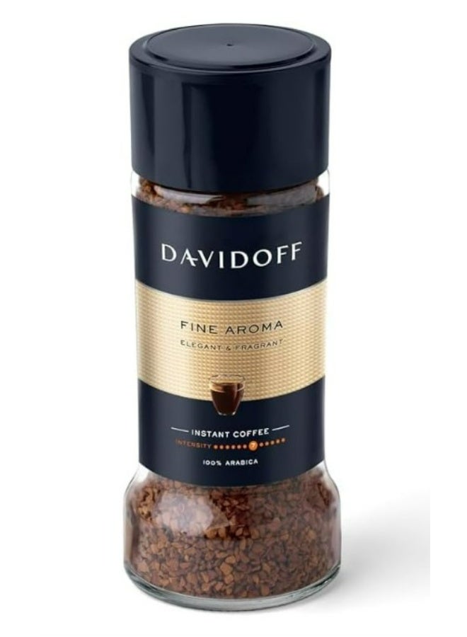 دافيدوف قهوة دافيدوف سريعة التحضير بنكهة فاين أروما - درجة حرارة 7/12 - 90 غرام - Image 1