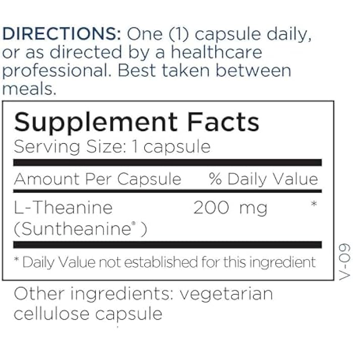 Metabolic Maintenance L-Theanine 200mg - L Theanine Supplement with Glycine for Calm Energy and Focus, Amino Acid for Sleep Support and Healthy Stress Response - 120 Capsules - Image 5