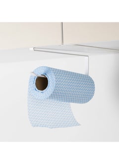 Generic Iron Roll Paper Rack Kitchen Cupboard Hanging Towel Holder White 26x12x10.8cm  - Image 1