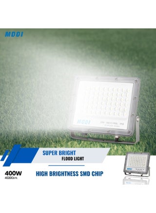 400W LED Flood Light, 40200LM 6500K Cool White Outdoor SMD Floodlight, IP65 Water Resistant, 6KV Surge Protection, AC100-240V Aluminum PC Body For Villa Garden Yard Warehouse - view 4