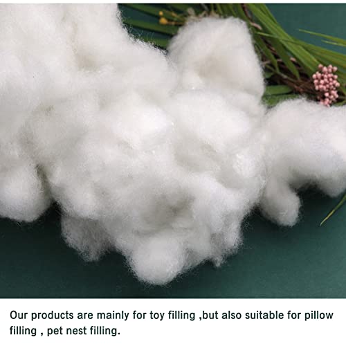 LOKUNN 3.5oz/100g Polyester Fiber Fill, (2.12oz~3.97lb) Stuffing Pillow Filling Stuffing Cushion Filling, Batting High Resilience Fill Fiber for Stuffed Animals/DIY Crafts - Image 4