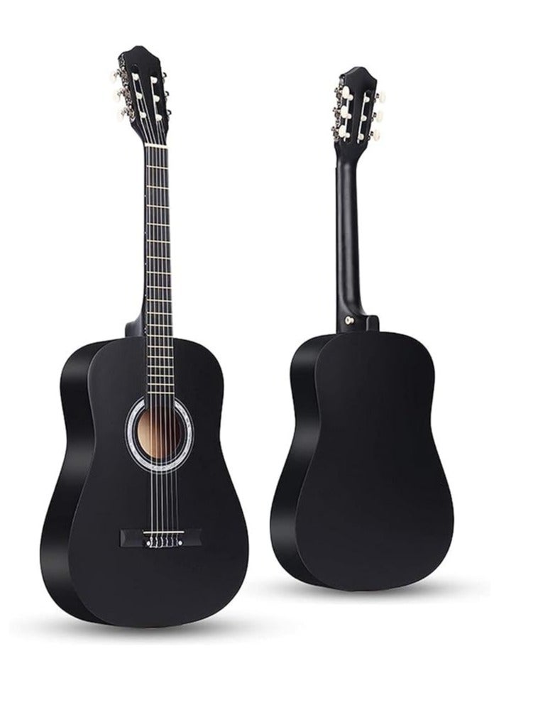 Megarya جيتار كلاسيكي أسود 39 بوصة - Image 2