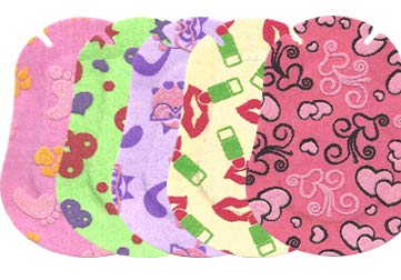 Ortopad Ortopad® Soft Bamboo Girls Eye Patches, 50/Box (Junior Size, 0-2 yrs) Textured Accents  - Image 2