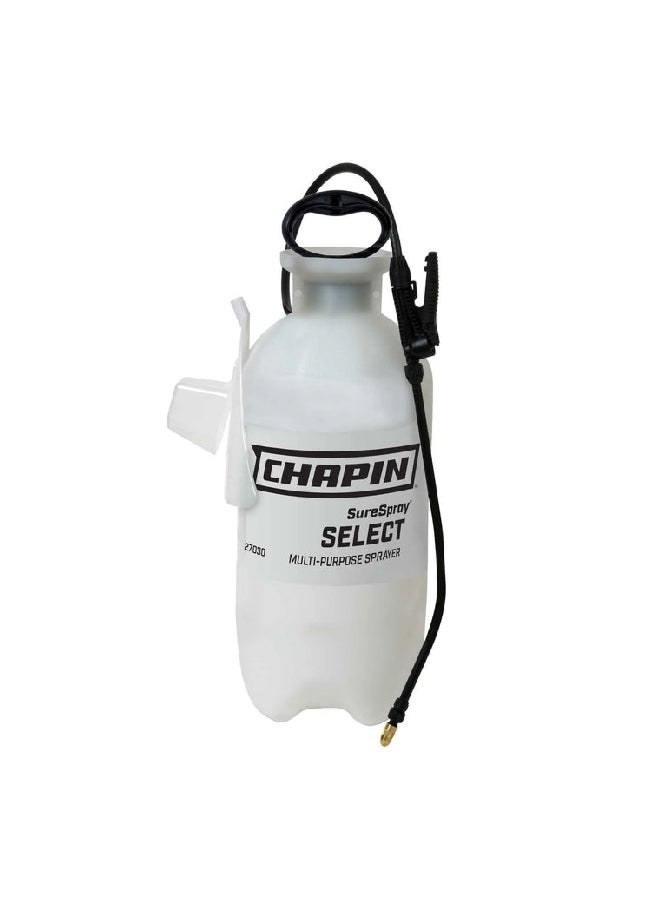 Chapin International SureSpray Select Superior Quality Poly Tank Multi-Purpose Sprayer White and Black 3 Gal 27030 - Image 1