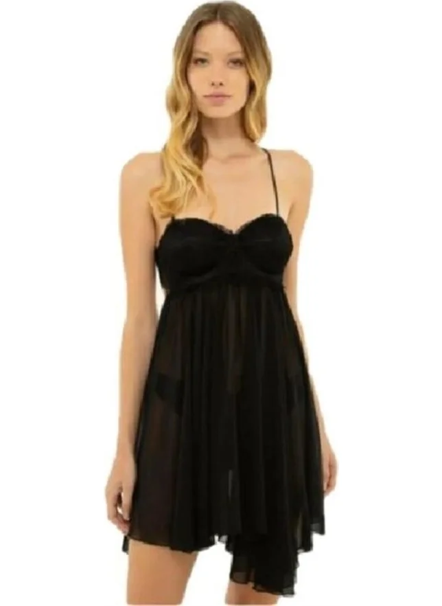 بيير كاردان 880 Nightgown - Black